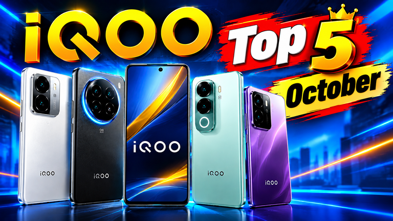 iQOO Top 5 Best Upcoming Smart Phone’s Lunching October 2026 in India | Best Gaming Mobile Phone 40k