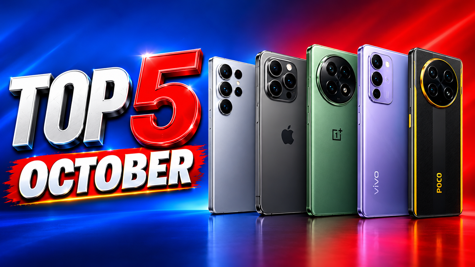 Top 5 Best Upcoming Smart Phone’s Lunching October 2026 in India | Poco Oppo vivo Motorola Infinix