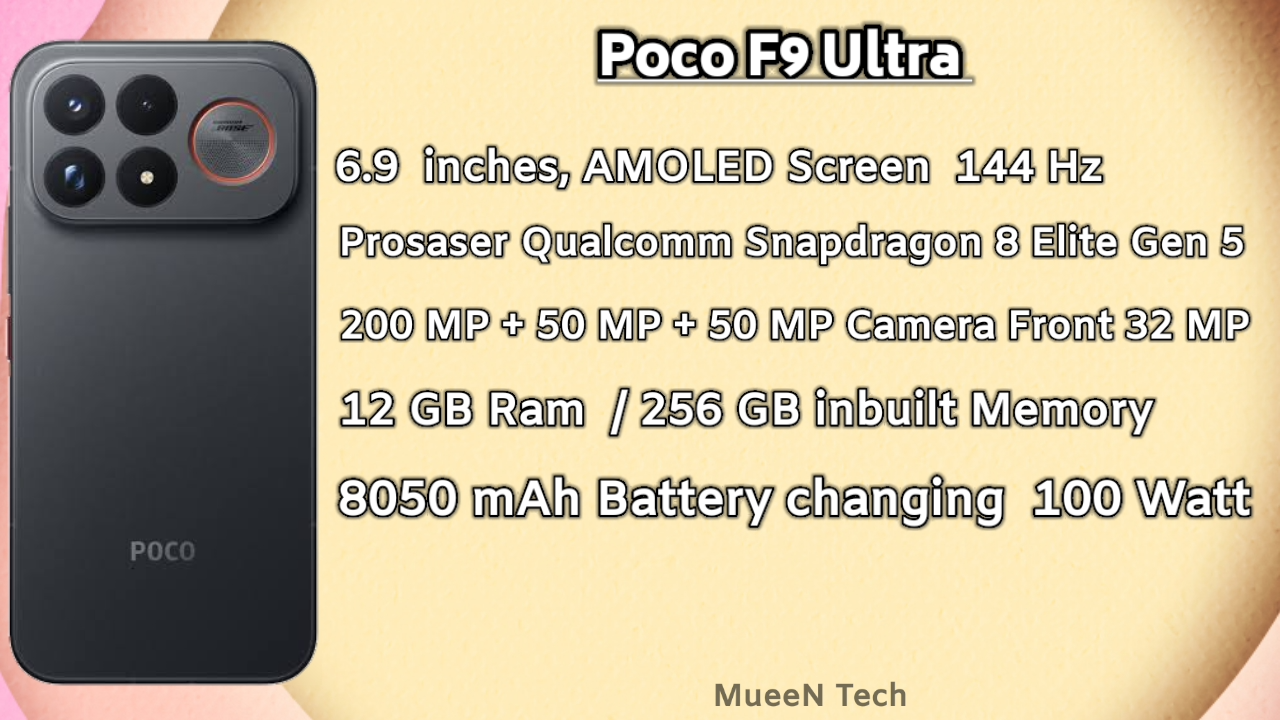 Poco F9 Ultra under 100000 to 110000