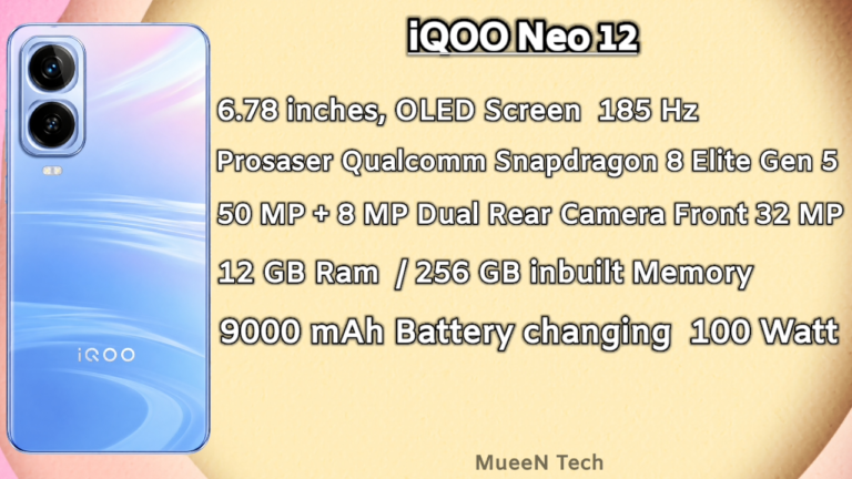 iQOO Neo 12 under 50000 to 55000