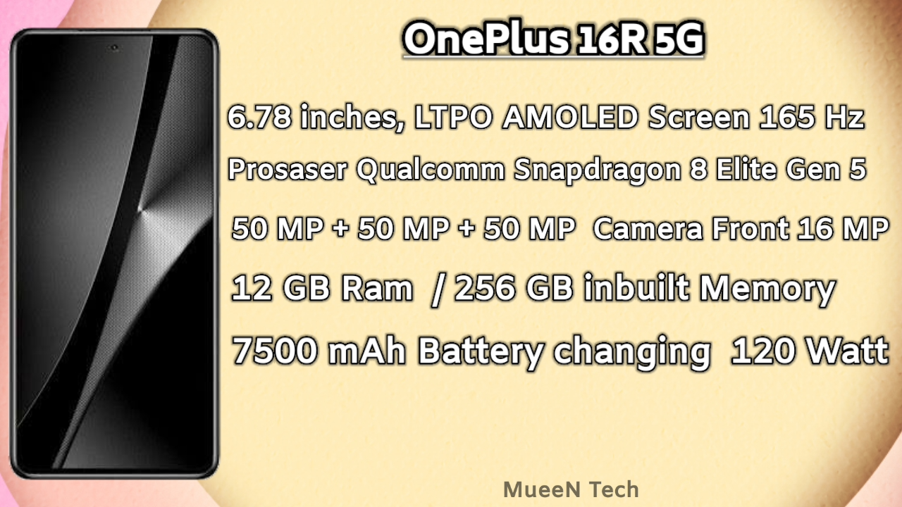 OnePlus 16R 5G under 70000 to 75000
